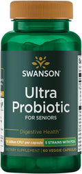 Swanson Ultra Probiotic for Seniors 30 Billion Cfu 60 Veg Capsules