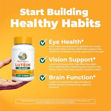 Maryruth's Lutein Gummies With Zeaxanthin 30 Count