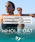 Muscle Feast Whole Oat Powder All Natural And Complex Carb Oat Fiber