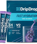 Dripdrop Hydration Packets Bold Variety Pack Single Serve Electrolytes Powder Drink Mix Watermelon Berry Lemon Orange Nongmo Gluten Vegan 32 Sticks