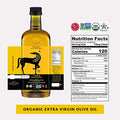 Terra Delyssa First Cold Pressed Organic Extra Virgin Olive Oil, Single Sourced, 1.5L Dark Plastic Bottle (51 fl. oz) - 1 Pack, Certified Kosher. Non-GMO, Naturally Rich in Antioxidants and Polyphenols