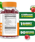 Lifeable Vitamin B Complex For Kids 90 Gummies