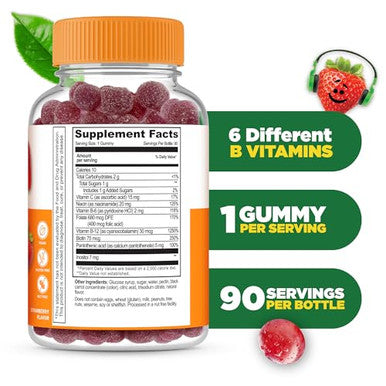 Lifeable Vitamin B Complex For Kids 90 Gummies