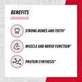 Gnc Super Magnesium 400Mg Supplement, Supports Strong Bones And Teeth, Highly Absorbable, 45 Servings