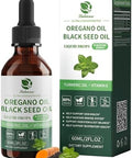 Lukaree Oil Of Oregano With Black Seed Oil 4 In 1 Oregano Oil Drops With Turmeric Oil & Vitamin E 80% Carvacrol Immune Respiratory Digestive " Vegan Sugar Nongmo " 8 Month Supply 2 Fl Oz