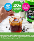 Orgain Collagen Peptides Powder 1Lb & Purely Inspired Organic Green Powder Smoothie Mix Unflavored 24 Servings Joint Hair Skin & Nail Support With Superfoods
