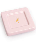 Tea Forte Jardin 3-Piece Tea Set with Pink Cafe Cup with Lid Tea Tray and 10 Assorted 2 of Each Variety Organic Handcrafted Pyramid Infuser Tea Bags