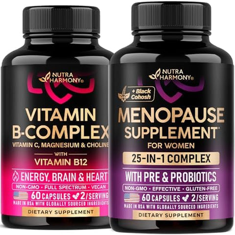 Nutraharmony Vitamin B Complex and Menopause Capsules