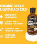 Havasu Nutrition Black Seed Oil Organic Cold Pressed Liquid (8 Fl Oz) & Black Elderberry Gummies With Zinc And Vitamin C (60 Servings)