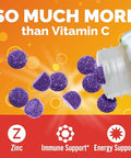 Emergen-C Elderberry Gummies Elderberry Immune Support Natural Flavors With High Potency Vitamin C Back To School Essentials 36 Count