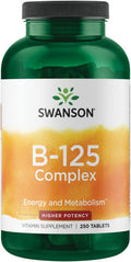 Swanson Vitamin B-125 Complex 250 Tabs