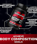 Muscletech Whey Protein Powder (Chocolate Fudge Brownie 4Lb) Nitrotech Ripped Whey Protein Isolate & Peptides Smoothie Mix For Lean Muscle & Fast Recovery 30G Of Whey Protein For Women & Men