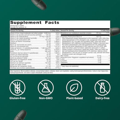 Metagenics Phytomulti With Iron 60 Tablets 18 Mg