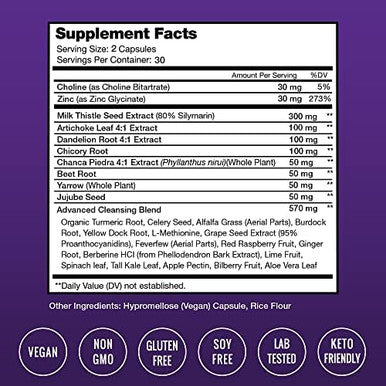 Nutrachamps Liver Cleanse Detox Capsules And (2Pack) Men'S Multivitamin Gummies Bundle