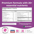 Naturegenx Methyl Prenatal With Probiotics Prenatal Vitamins For Women With Iron Methyl Folate Ginger Active B12 & 28 Nutrients Vegan Non-Gmo Gluten-Free 60 Capsules (1-Month Supply)