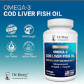 Dr Berg Nutritionals Omega 3 Cod Liver Fish Oil 60 Softgels