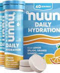 Nuun Hydration Daily, Wellness Electrolyte Tablets, Mixed Berry, No Sugar, 5 Essential Electrolytes For Hydration, Vegan, Gluten Free, 4 Pack (40 Servings)