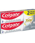 Colgate Total Toothpaste With Stannous Fluoride And Zinc Multi Benefit Toothpaste With Sensitivity Relief And Cavity Protection Deep Clean 4.8 Ounce (Pack Of 2)