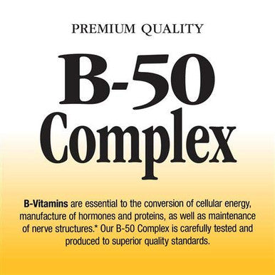 Nature's Way Vitamin B-50 Complex 100 Capsules