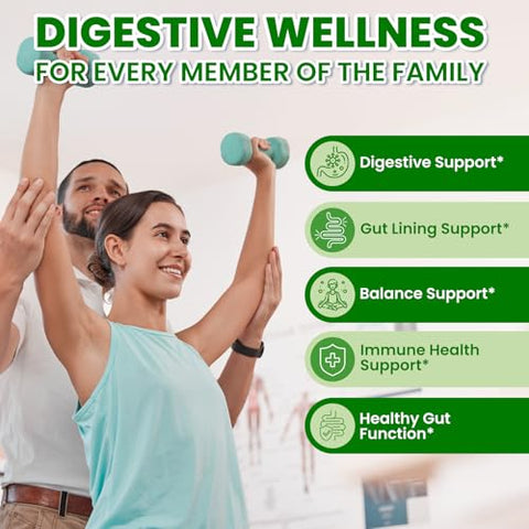 Sept Yan Gut Health Supplement With Prebiotics Postbiotics & Probiotics For Digestive Health For Women & Men 80 Billion Cfu Probiotics For Gut And Digestion Immune Support 90 Capsules