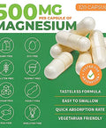 Forestleaf Riboflavin & Magnesium Migraine Supplement - Riboflavin 400Mg For Headache Relief - Ultimate Magnesium Bundle With B2 Vitamin 400Mg For Headache Migraine Relief Capsules