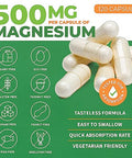Forestleaf Riboflavin & Magnesium Migraine Supplement - Riboflavin 400Mg For Headache Relief - Ultimate Magnesium Bundle With B2 Vitamin 400Mg For Headache Migraine Relief Capsules