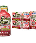 5Hour Energy Extra Strength Energy Shot Watermelon Flavor 1.93 Oz. 30 Count Zero Calories & Sugar 230 Mg Caffeinated Energy Shot Amino Acids & B Vitamins Dietary Supplements