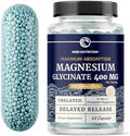 Nobi Nutrition Magnesium Glycinate 500Mg High Absorption Chelated For Muscle Relaxation Bones Heart Nerve Sleep & Calm Support For Women & Men Magnesium Chelate Supplement & Bisglycinate Complex 120Ct
