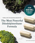 Calcium DGlucarate and 400mg DIM Supplement for Enhanced Estrogen Hormone Balance Vegan Gluten CDG Supplement (90 Servings) with Extra Strength DIM (90 Servings)