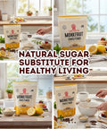 Monk Fruit ÃƒÂ¢Ã¢â€šÂ¬Ã¢â‚¬Å“ 4x Golden Monkfruit Sweetener ÃƒÂ¢Ã¢â€šÂ¬Ã¢â‚¬Å“ 16OZ Bundle with Stainless Steel Silver Measuring Spoon Set ÃƒÂ¢Ã¢â€šÂ¬Ã¢â‚¬Å“ Low-Calorie Sugar Alternative with Accurate Measuring Tools ÃƒÂ¢Ã¢â€šÂ¬Ã¢â‚¬Å“ Gift Set (5 Items)