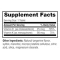 Twinlab Vitamin D3 1000 + K2 Dots Bone and Heart Health Immune Support 25 mcg 60 Tablets 1000 IU 2 Pack