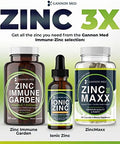 Zinc Supplements - Immunity + Skin + Reproductive Health Minerals - Zinc Chelate Immune Booster For Kids & Adults (2 Pack, Zinc Maxx)