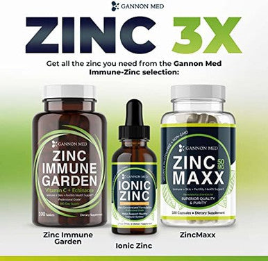 Zinc Supplements - Immunity + Skin + Reproductive Health Minerals - Zinc Chelate Immune Booster For Kids & Adults (2 Pack, Zinc Maxx)