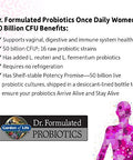 Garden Of Life Probiotic Bundle Dr. Formulated Once Daily Women S & Men'S Probiotics 50 Billion Cfu Shelf Stable Non-Gmo Probiotic For Men & Women With Prebiotic Fiber 30 Capsules Each