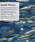Irwin Naturals Doublepotency Fish Oil Pure 60 Liquid Softgels Pack Of 22000 Mg Purified Fish Oil With Vitamin D360 Total Servings