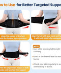 Comfytemp Cordless Heating Pad With Back Brace For Lower Back Fsa Eligible Hsa Portable Wireless Wearable Heated Rechargeable Lumbar Support Fathers Day Dad s 3 Heat 3 Timer 52""(No Massage)