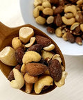 Mixed Nuts Deluxe - Roasted & Salted | 32 oz Reusable Container | Healthy Gourmet Variety Snack Mix with Cashews, Almonds, Brazil Nuts, Pecans, Hazelnuts (No Peanuts) Holiday Gifts | Keto, Vegan Friendly, Healthy Nut Mix | Jaybee's