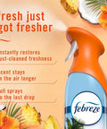 Febreze Air Mist Air Freshener Spray Odor Fighting Room Spray Deodorizer For Home Bathroom Kitchen Office Apartment Dorm Room Classroom Hawaiian Aloha 8.1Oz 6Ct