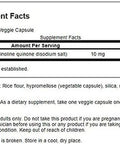 Swanson Pqq Pyrroloquinoline Quinone 10 Milligrams 30 Veg Capsules