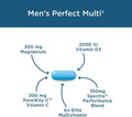Purity Products Men'S Perfect Multi From Vitamins, Minerals And Phytonutrients - Promotes Energy, Vitality And Stamina - Easy To Swallow - 90 Tablets