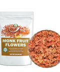 Natural Dried Monk Fruit Flower - 2.0 oz, All-Natural Luo Han Guo Flower Tea, No Additives, No GMO
