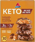 Atkins Caramel Almond Clusters Gluten High In Fiber & Quest Nutrition High Protein Low Carb Gluten Keto Friendly Peanut Butter Cups 12 Count (Pack Of 1) (Total 17.76 Ounce)