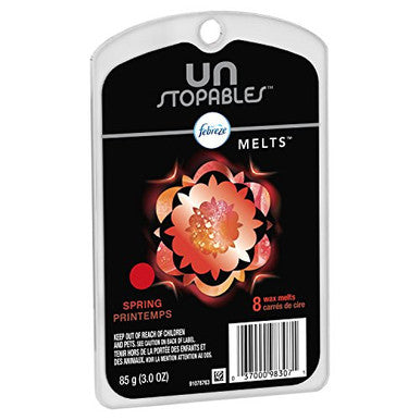 Febreze Unstopables Spring Wax Melts (8 Melts 3 Oz)