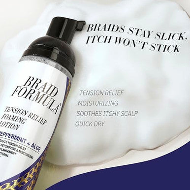 Ebin York Dr. Feel Cool Tension Relief Foaming Lotion Watermelon Mint Biotin 3.38 Fl. 0Z. 100Ml Hydrates Scalp Strengths Hair Gives Cooling Sensation Quick Dry