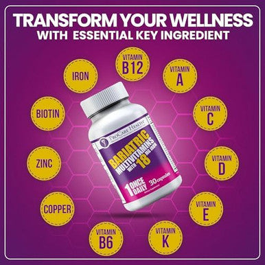 Procare Health Bariatric Multivitamin With Iron 18Mg (30 Easy To Swallow Capsules) - Post Op Bariatric Vitamins For Gastric Bypass Pills - Bariatric Must Haves For Sleeve Patients (1 Month Supply)