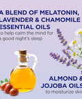 Dr Teal'S Moisturizing Bath & Body Oil Sleep Blend With Melatonin Lavender & Chamomile Essential Oils 8.8 Fl Oz.