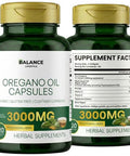 Lasognna Oil Of Oregano Capsules Oregano Oil Formulated With Black Seed 120 Softgels 3000Mg