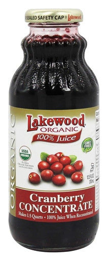 Lakewood Organic Cranberry Concentrate Juice 12.5 Oz