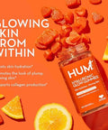 Hum Hyaluronic Glow Hydrating Skin Supplements For Supporting Collagen Production Antioxidantrich Vitamin C & E For Radiant Glowing Skin (60Count)
