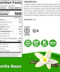 Orgain 30G High Protein Ready To Drink Shake Vanilla Bean 11 Fl Oz (Pack Of 12) + Orgain Organic 30G Vegan Protein Powder Vanilla 2.01 Lb (Packaging May Vary) Bundle
